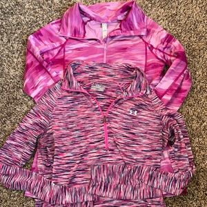 Bundle of two under armour quarter zip size medium